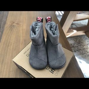 Tom’s baby boots